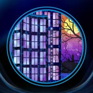 Black & Blue House Wall Art