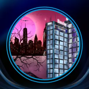 Cyberpunk City Wall Art