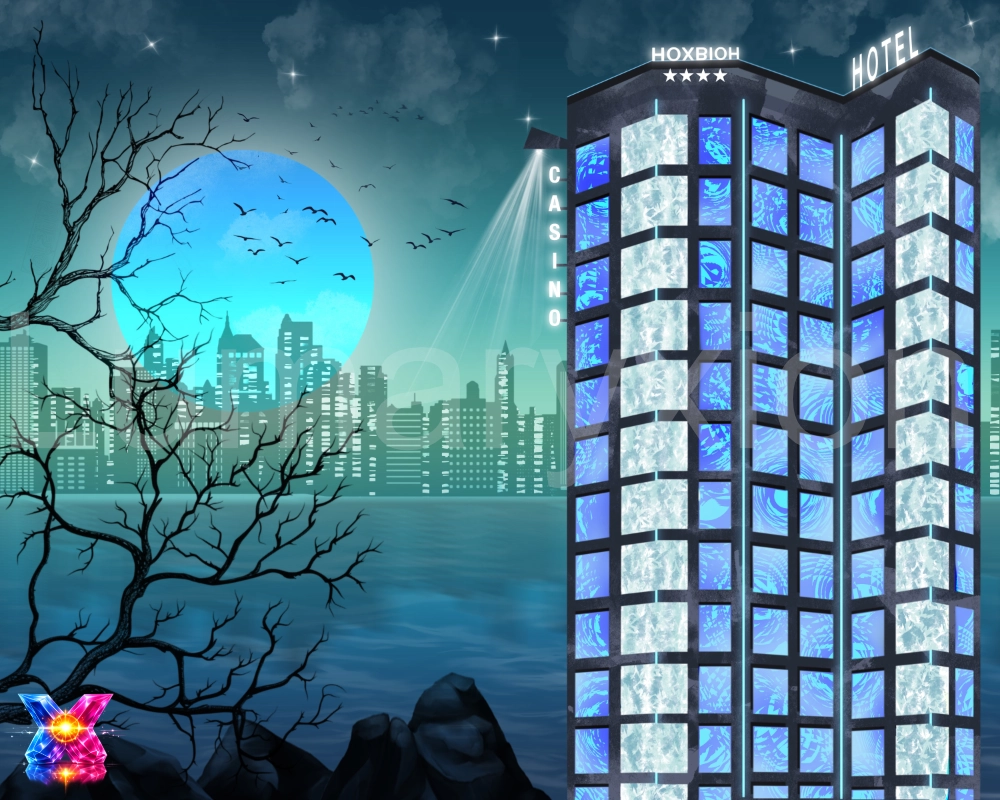 Futuristische Stadtkunst als Download